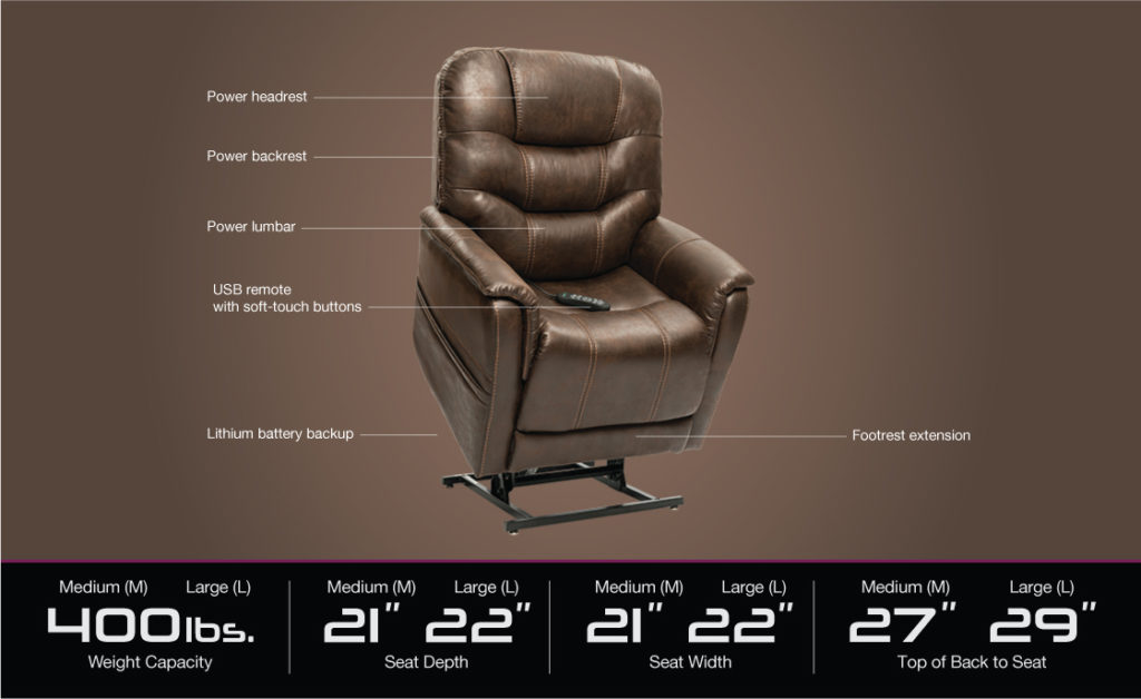 Pride VivaLift!® Power Lift Chair Recliner Indianapolis