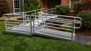 Modular wheelchair accessibility ramp